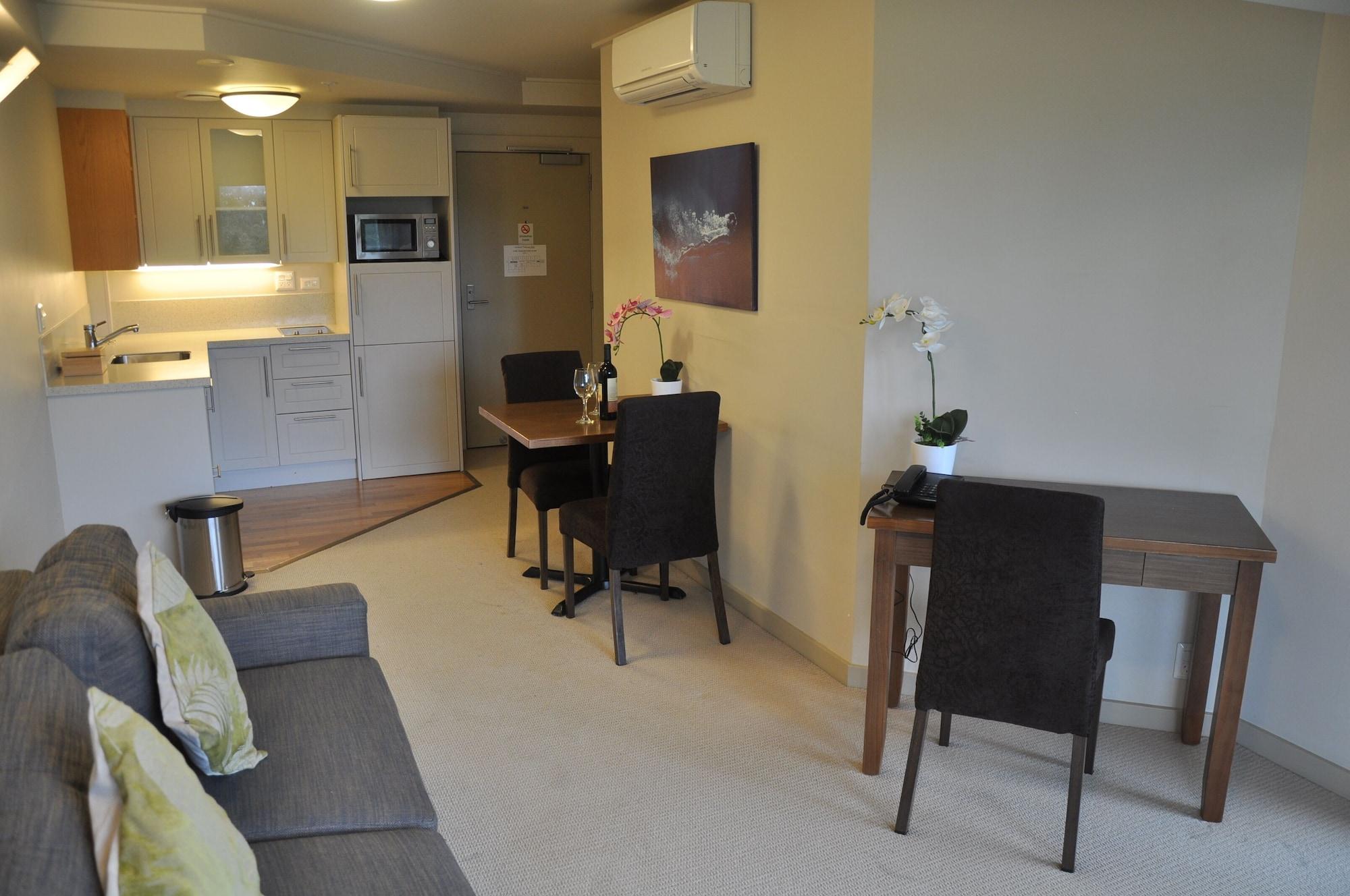 오클랜드 Vr 타카푸나 아파트 호텔 외부 사진 A typical apartment at the University of Waikato's Summerhill Campus